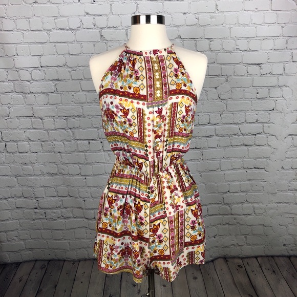 H&M Pants - H&M Coachella Flora Romper - Size 6